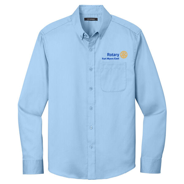 W808 - EMB - R241E005 - Long Sleeve Dress Shirt Thumbnail