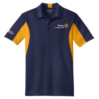 Fort Myers East Rotary - Side Blocked Micropique Sport Wick ® Polo Thumbnail