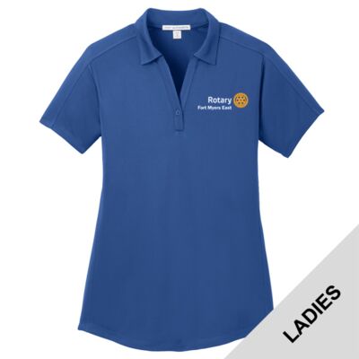 Fort Myers East Rotary - Women's Diamond Jacquard Polo Thumbnail