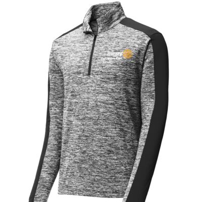 Fort Myers East Rotary - PosiCharge ® Electric Heather Colorblock 1/4 Zip Pullover Thumbnail