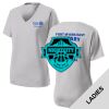Fort Myers East Rotary - Women's PosiCharge ® RacerMesh ® V Neck Tee Thumbnail