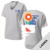 Fort Myers East Rotary - Women's PosiCharge ® RacerMesh ® V Neck Tee Thumbnail