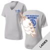 Fort Myers East Rotary - Women's PosiCharge ® RacerMesh ® V Neck Tee Thumbnail