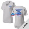 Fort Myers East Rotary - Women's PosiCharge ® RacerMesh ® V Neck Tee Thumbnail