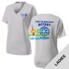 Fort Myers East Rotary - Women's PosiCharge ® RacerMesh ® V Neck Tee Thumbnail