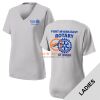 Fort Myers East Rotary - Women's PosiCharge ® RacerMesh ® V Neck Tee Thumbnail