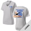 Fort Myers East Rotary - Women's PosiCharge ® RacerMesh ® V Neck Tee Thumbnail