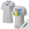 Fort Myers East Rotary - Women's PosiCharge ® RacerMesh ® V Neck Tee Thumbnail