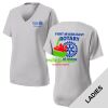 Fort Myers East Rotary - Women's PosiCharge ® RacerMesh ® V Neck Tee Thumbnail