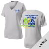 Fort Myers East Rotary - Women's PosiCharge ® RacerMesh ® V Neck Tee Thumbnail