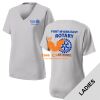 Fort Myers East Rotary - Women's PosiCharge ® RacerMesh ® V Neck Tee Thumbnail