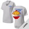 Fort Myers East Rotary - Women's PosiCharge ® RacerMesh ® V Neck Tee Thumbnail