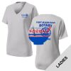 Fort Myers East Rotary - Women's PosiCharge ® RacerMesh ® V Neck Tee Thumbnail