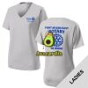 Fort Myers East Rotary - Women's PosiCharge ® RacerMesh ® V Neck Tee Thumbnail