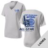 Fort Myers East Rotary - Women's PosiCharge ® RacerMesh ® V Neck Tee Thumbnail