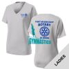 Fort Myers East Rotary - Women's PosiCharge ® RacerMesh ® V Neck Tee Thumbnail