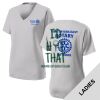 Fort Myers East Rotary - Women's PosiCharge ® RacerMesh ® V Neck Tee Thumbnail