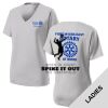 Fort Myers East Rotary - Women's PosiCharge ® RacerMesh ® V Neck Tee Thumbnail