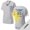 Fort Myers East Rotary - Women's PosiCharge ® RacerMesh ® V Neck Tee Thumbnail
