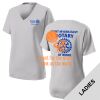 Fort Myers East Rotary - Women's PosiCharge ® RacerMesh ® V Neck Tee Thumbnail