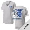 Fort Myers East Rotary - Women's PosiCharge ® RacerMesh ® V Neck Tee Thumbnail