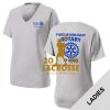 Fort Myers East Rotary - Women's PosiCharge ® RacerMesh ® V Neck Tee Thumbnail