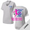 Fort Myers East Rotary - Women's PosiCharge ® RacerMesh ® V Neck Tee Thumbnail