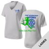 Fort Myers East Rotary - Women's PosiCharge ® RacerMesh ® V Neck Tee Thumbnail