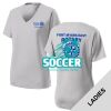 Fort Myers East Rotary - Women's PosiCharge ® RacerMesh ® V Neck Tee Thumbnail