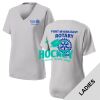 Fort Myers East Rotary - Women's PosiCharge ® RacerMesh ® V Neck Tee Thumbnail