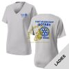 Fort Myers East Rotary - Women's PosiCharge ® RacerMesh ® V Neck Tee Thumbnail