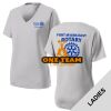 Fort Myers East Rotary - Women's PosiCharge ® RacerMesh ® V Neck Tee Thumbnail
