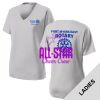 Fort Myers East Rotary - Women's PosiCharge ® RacerMesh ® V Neck Tee Thumbnail