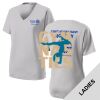 Fort Myers East Rotary - Women's PosiCharge ® RacerMesh ® V Neck Tee Thumbnail